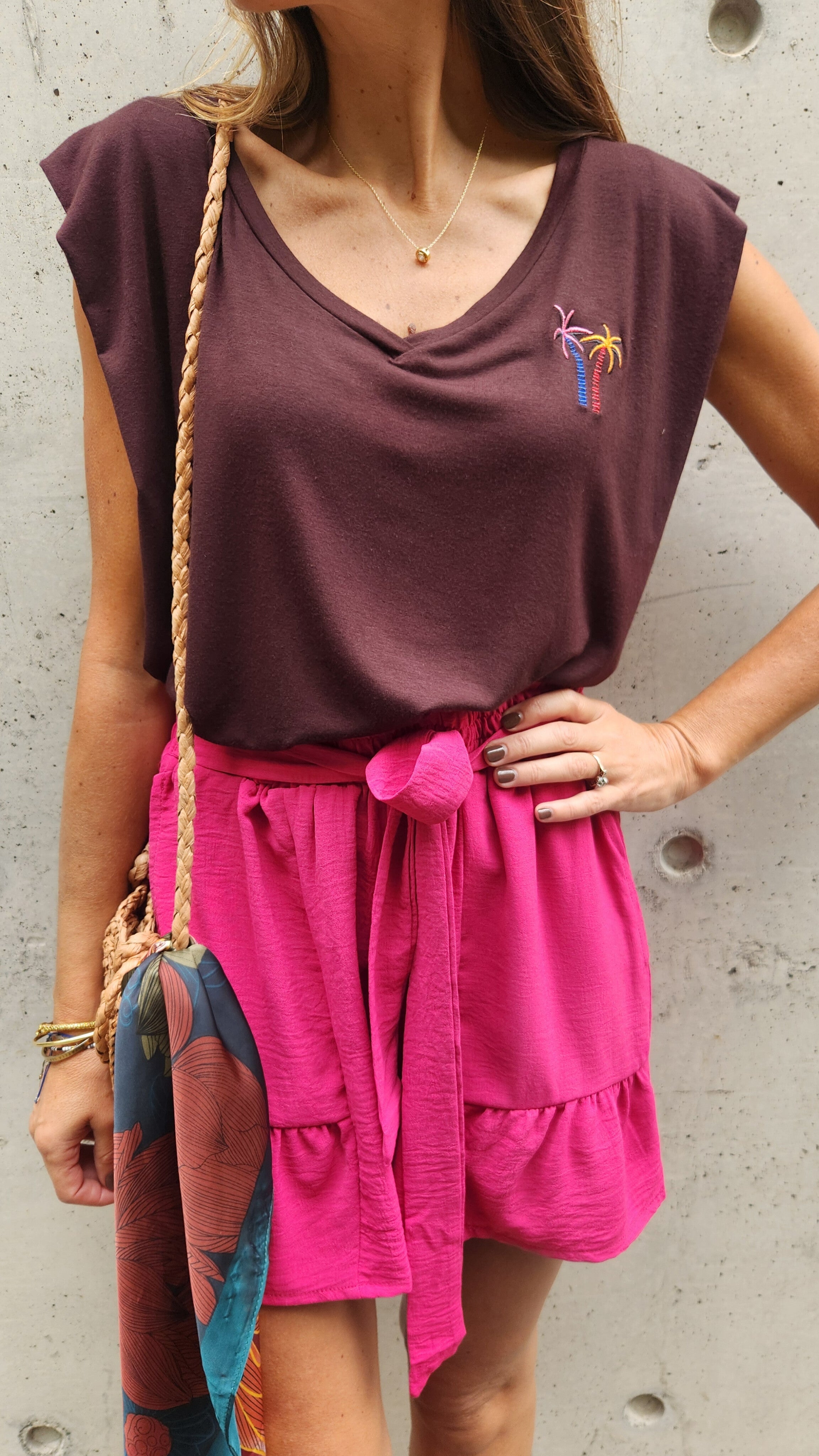 SHORT LUA FUCSIA