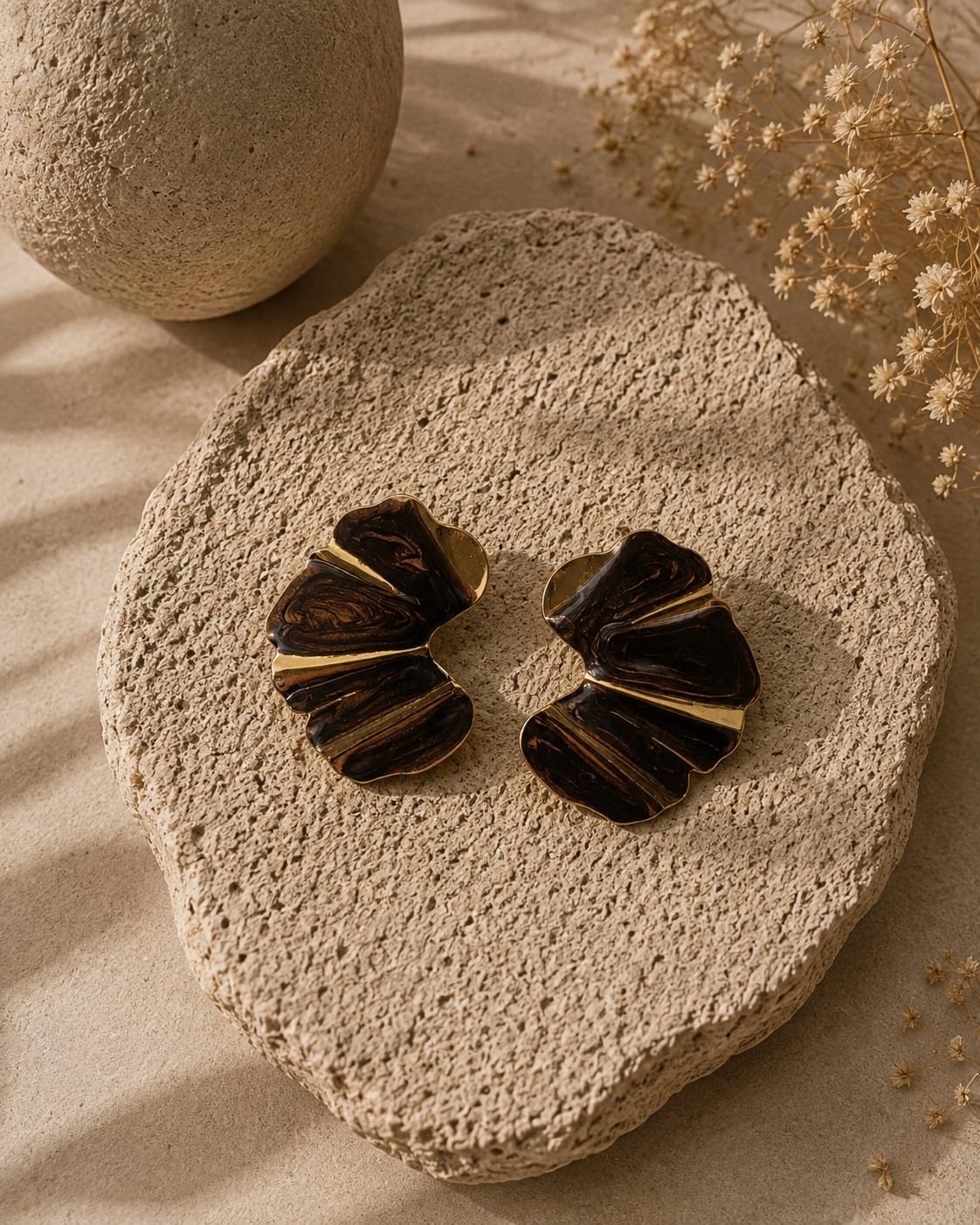 AROS FLOR PLANA CHOCOLATE