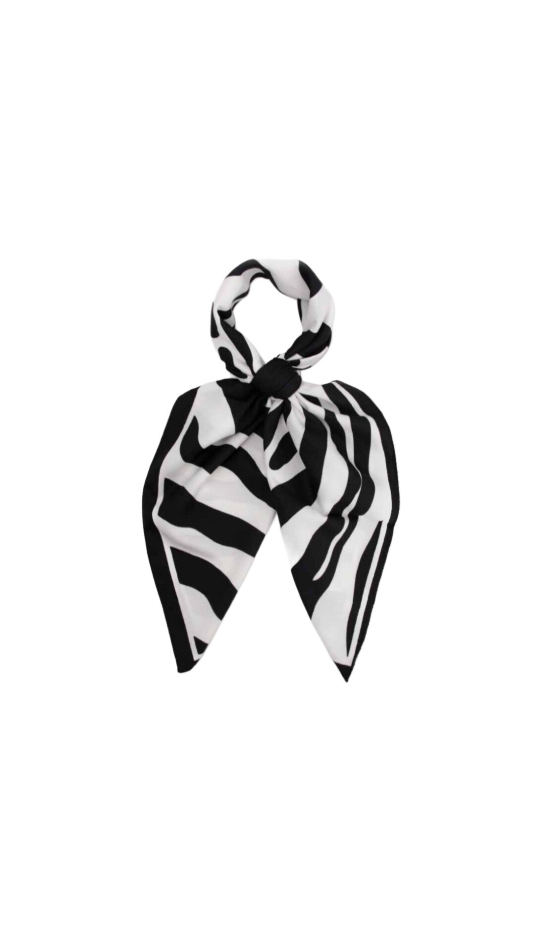 PAÑUELO PRINT BLANCO NEGRO