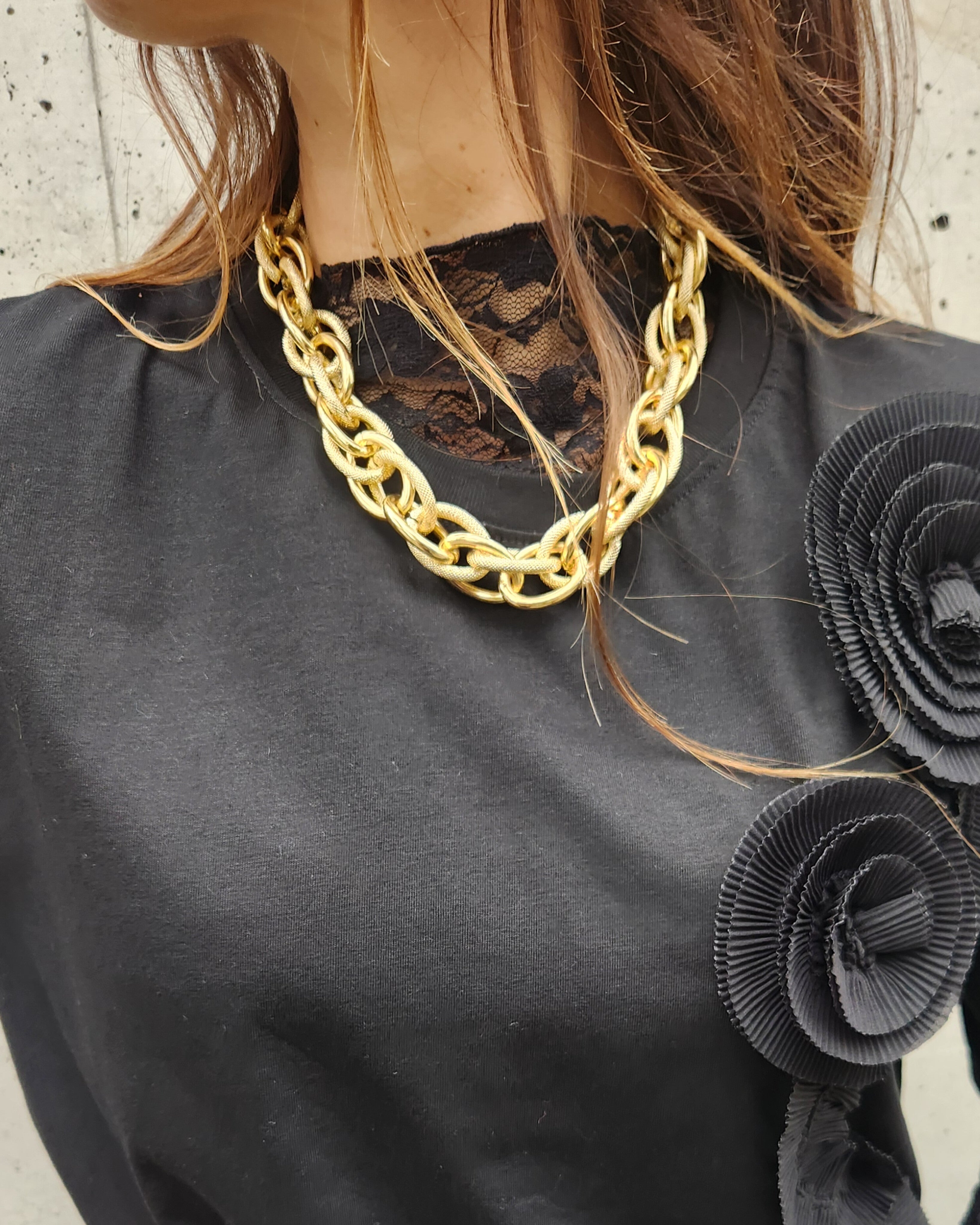 COLLAR ESLABONES DORADO